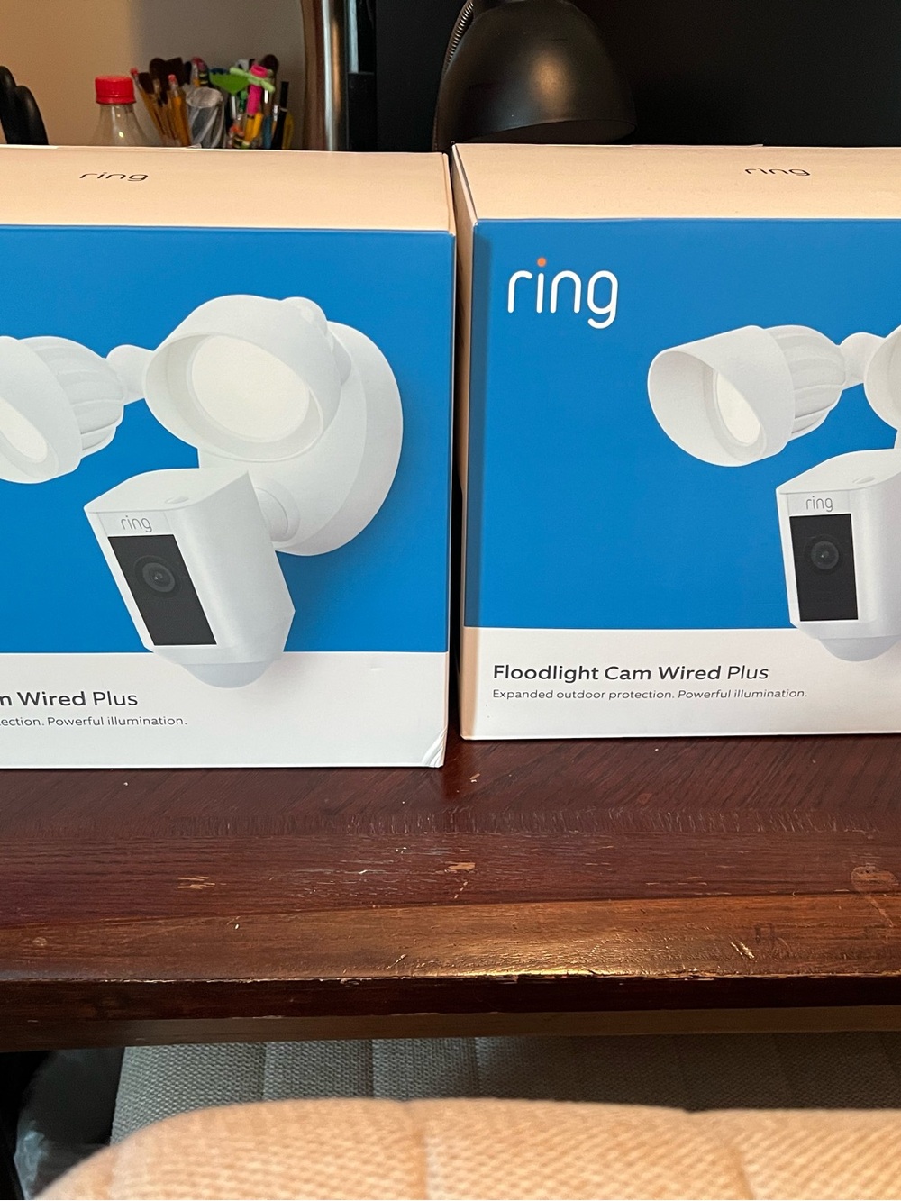 2 Ring Floodlight Camera Wired Plus - White